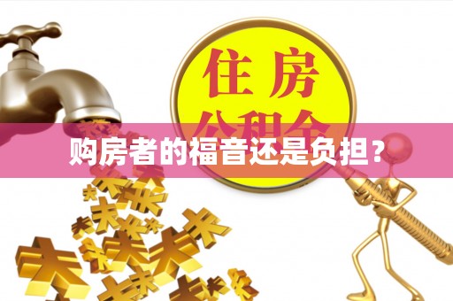 二道江购房者的福音还是负担？
