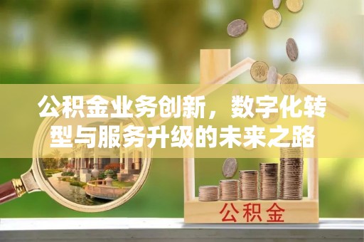 二道江公积金业务创新，数字化转型与服务升级的未来之路