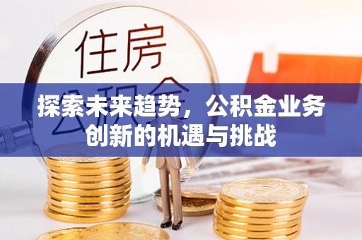 二道江探索未来趋势，公积金业务创新的机遇与挑战