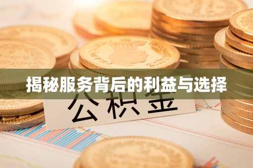 二道江揭秘服务背后的利益与选择