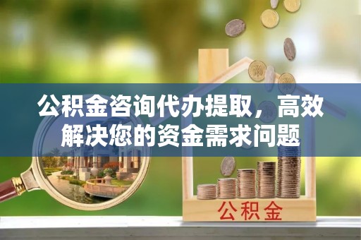 二道江公积金咨询代办提取，高效解决您的资金需求问题